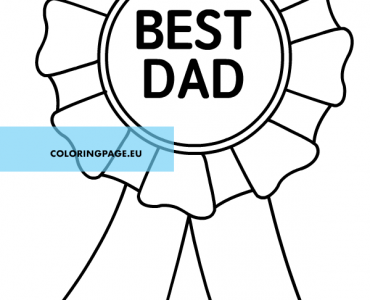 fathers day rosette template