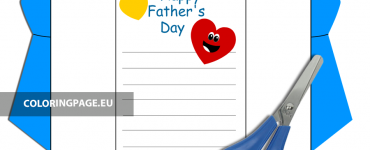 fathers day tie card