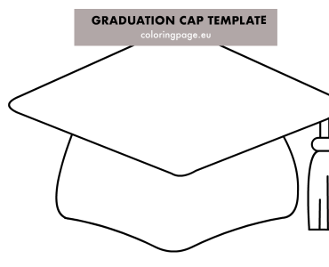 graduation cap pattern