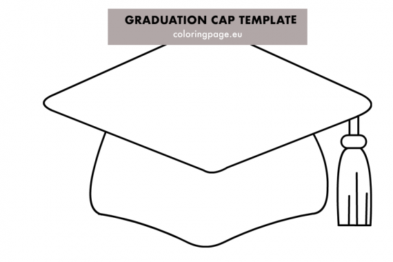 Graduation cap printable pattern