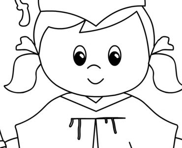 graduation girl toga