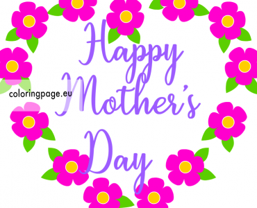 happy mothers day card heart