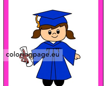 kindergarten girl graduation