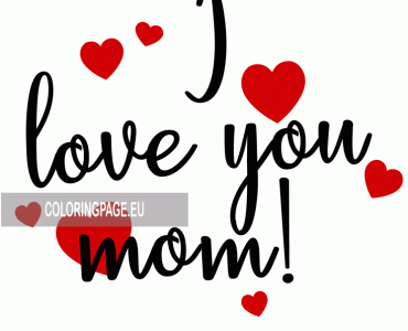 lettering love you mom