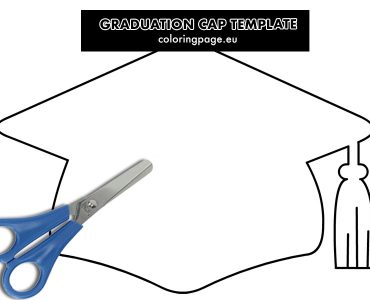 printable graduation cap template