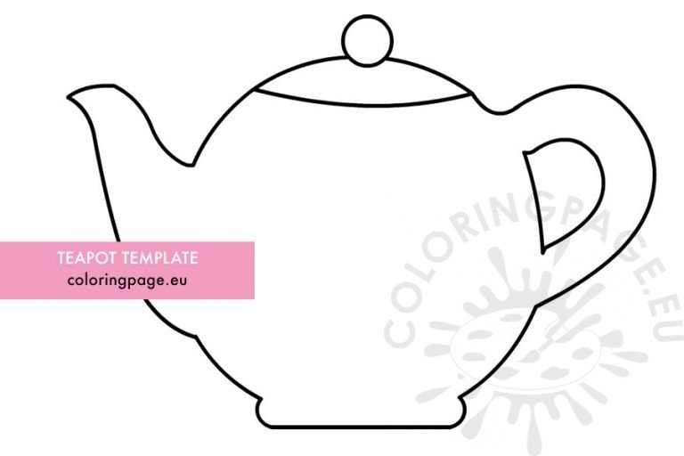 Teapot Template Printable