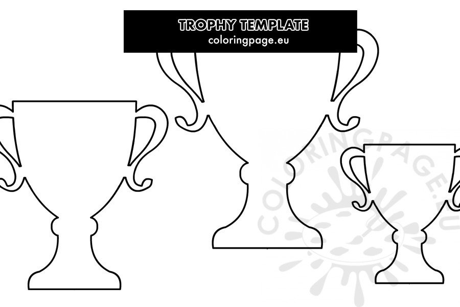 Printable Trophy Template - Printable Blank World