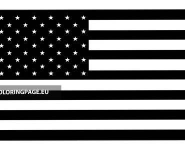 American Flag Silhouette