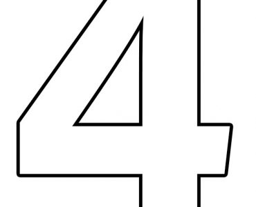 Cut out number4