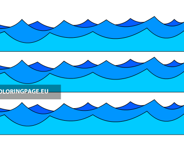 Sea Waves Border
