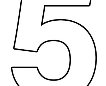 cut out number5