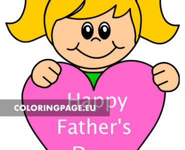 fathers day card girl