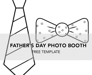 fathers day photo booth template
