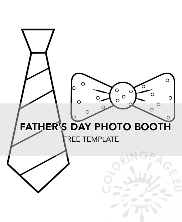 fathers day photo booth template