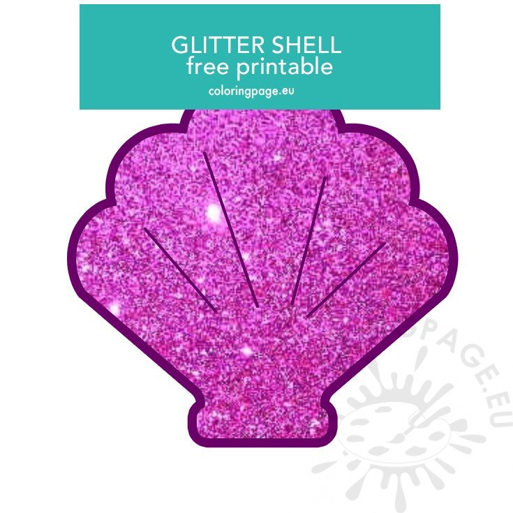 glitter shell