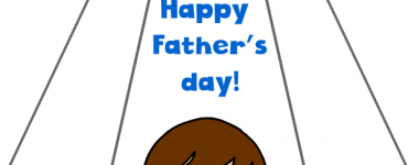 happy fathers day card tie