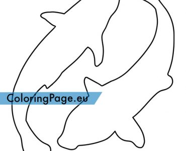 koi fish template