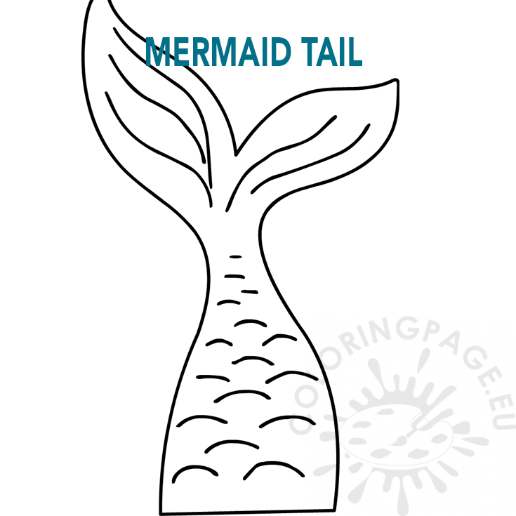 Free Printable Mermaid Tail Template Printable Templates