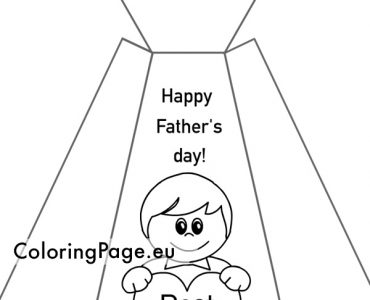 tie fathers day card