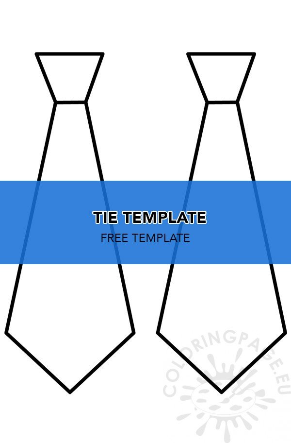 Free Tie Template Printable