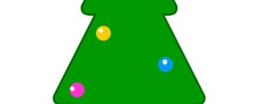 christmas tree colored balls