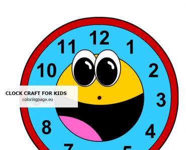 clock craft kids