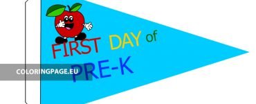 firstday pre k pennant