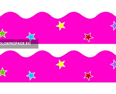 pink scalloped border