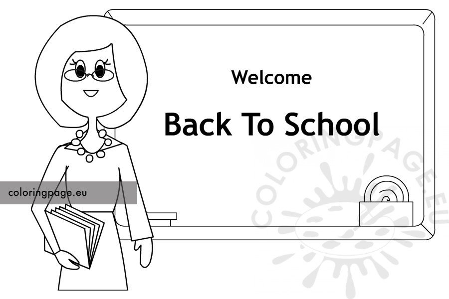 Welcome Back to school teacher2
