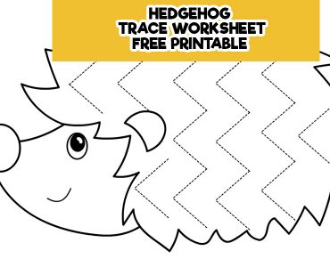 animal tracing hedgehog