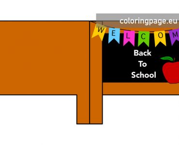back school blackboard card