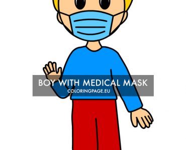 boy medical mask