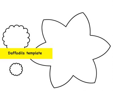 daffodils template
