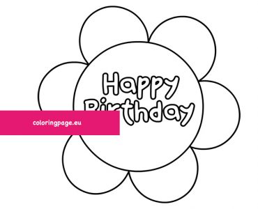 flower birthday card