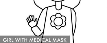 girl medical mask2