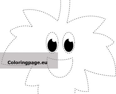 maple leaf tracing