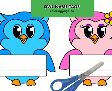 owl name tags