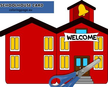 schoolhouse card