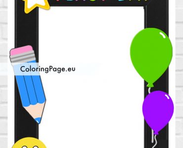 first day school photo frame2