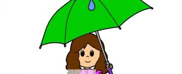 girl umbrella