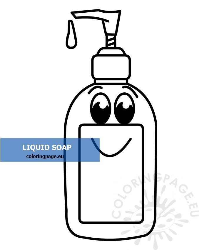 liquid soap cartoon