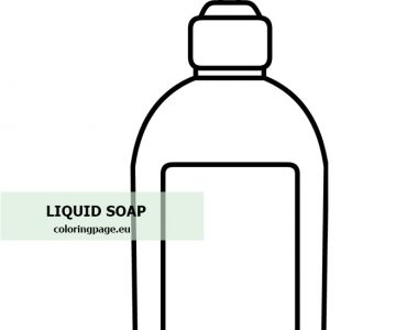 liquid soap outline