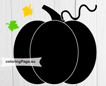 pumpkin black silhouette