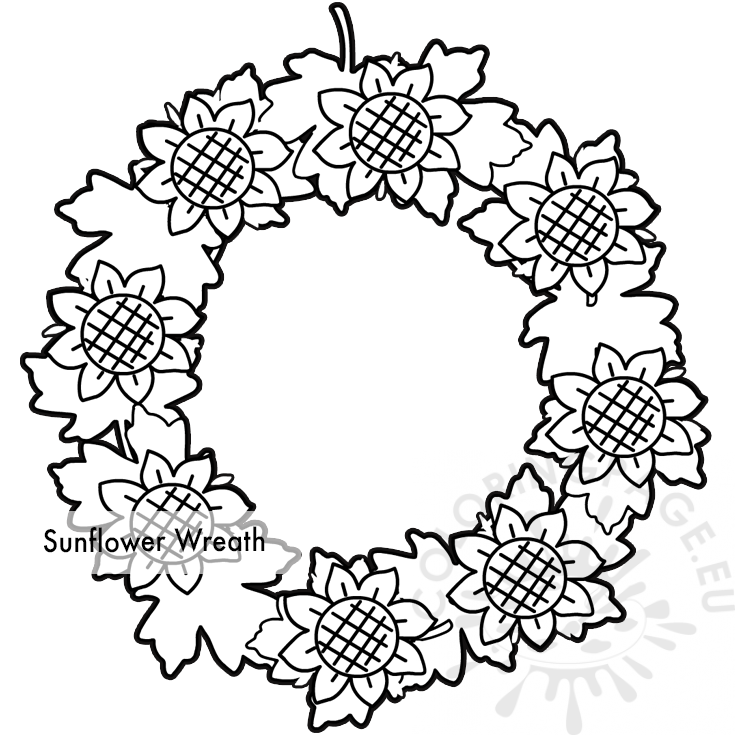 sunflower wreath 2
