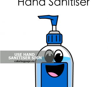 use hand sanitiser sign