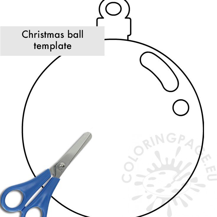 christmas ball template