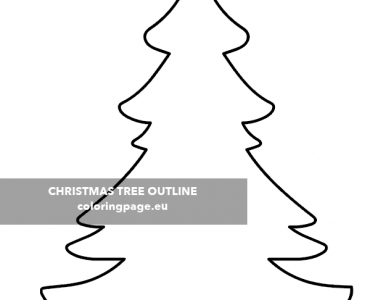 christmas tree star outline