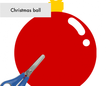 red christmas ball