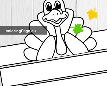thanksgiving turkey hat template