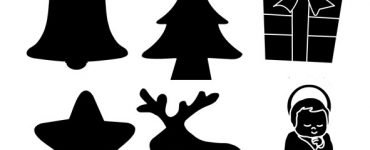 christmas ornament silhouette